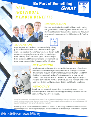 Design-Build Institute of America Membership Application