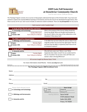 TTP enrollment forms for SCC.xlsx - Stonebriar Community Church