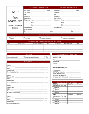 US Federal Tax Return Form