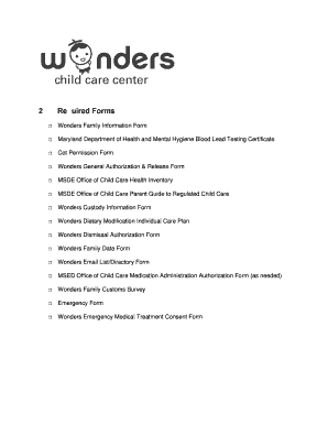 Authorization For Release Of Information