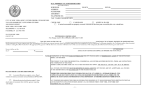 Real Property Tax Audit Report Form