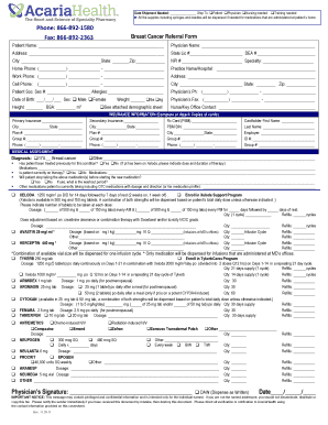 Breast Cancer Referral Form