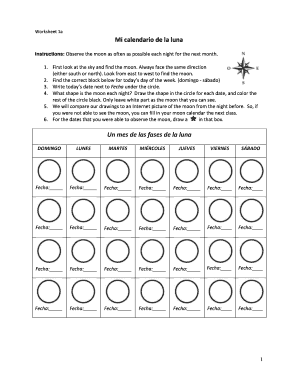Mi calendario de la luna