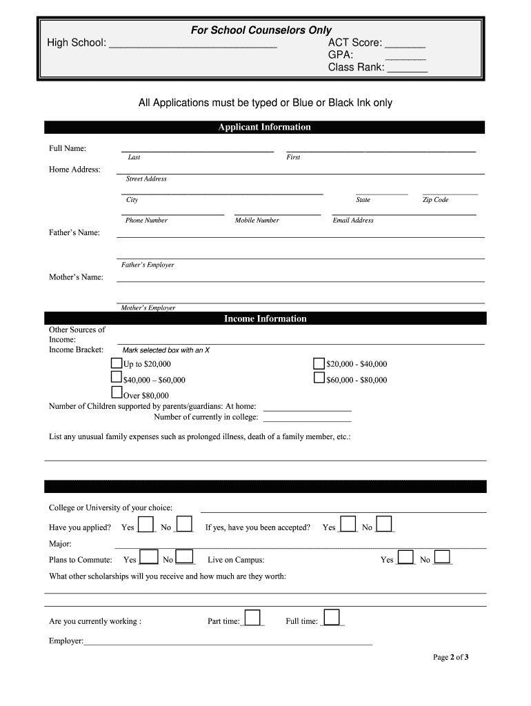 DeRidder Rotary Club Scholarship Application and Requirements - rotary6200 Preview on Page 1