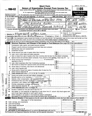 Form 990-EZ 2005