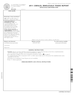 US Census Bureau Wholesale Distributors Report