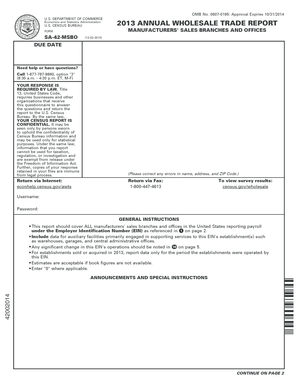 US Census Bureau Annual Wholesale Trade Report