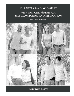 Diabetes Management Educational Checklist