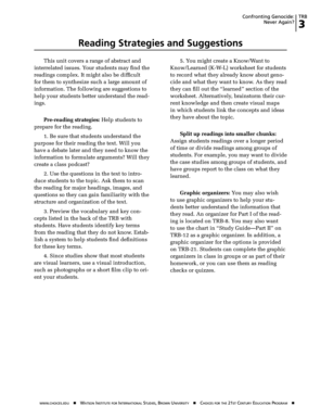 Confronting Genocide: TRB