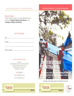 United Methodist Disaster Response Training