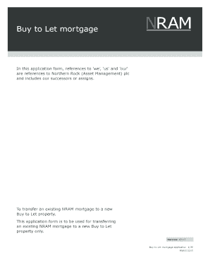 Buy to Let Mortgage Application Form