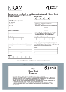 Direct Debit Instruction Form