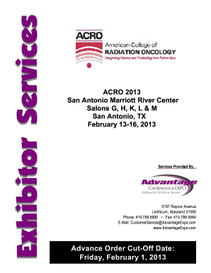 ACRO 2013 San Antonio Marriott River Center Salons G, H, K, L &amp;amp