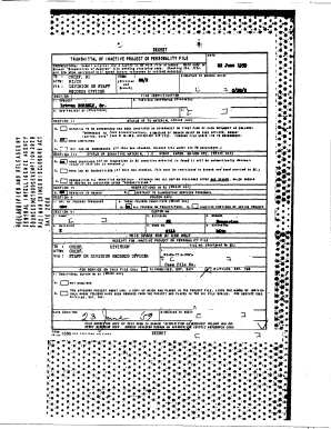 Transmittal of Inactive Project or Personality File