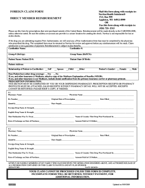 Foreign Claim Form