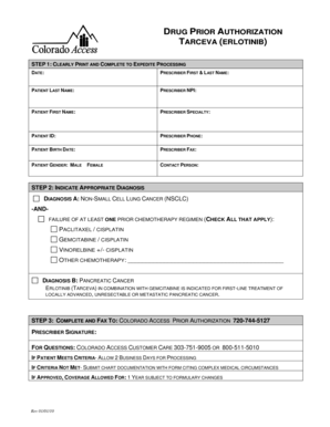 Drug Prior Authorization Form