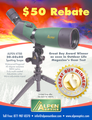 Alpen Optics $50 Rebate Claim Form