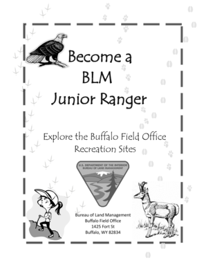 BLM Junior Ranger Activity Book