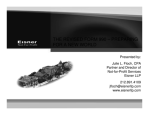 Revised Form 990 Guide