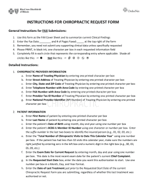 Chiropractic Request Form