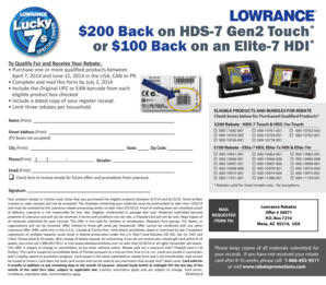 Lowrance Product Rebate Form