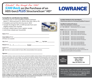 Lowrance Rebate Form