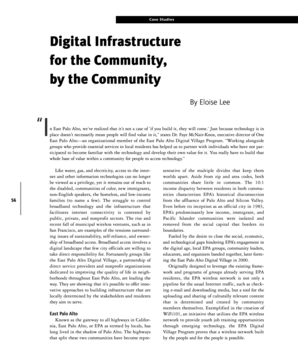 East Palo Alto Digital Village Program