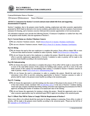 HACA Section 3 Plan - Housing Authority of the City of Austin - hacanet