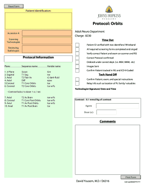 Patient Identification Form