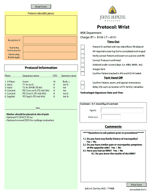Patient Identification Form