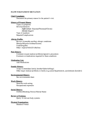 Patient Allergy Evaluation Form