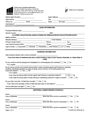 Child Care Complete Application