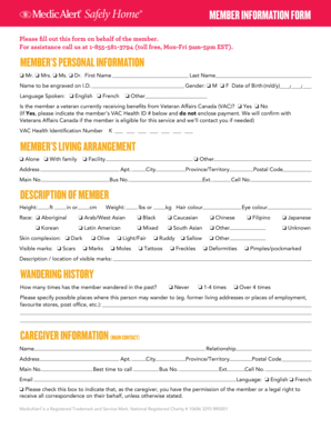 Member Information Form