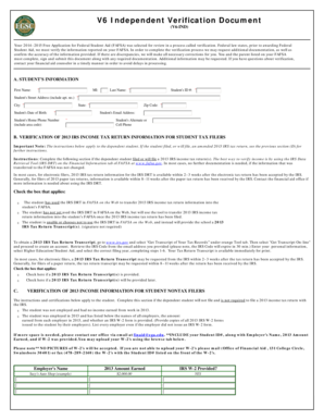V6 Independent Verification Document