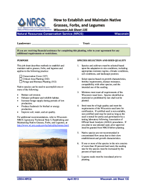 Wisconsin Job Sheet 135