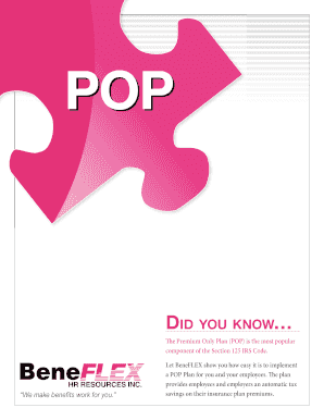 Premium Only Plan (POP) Application