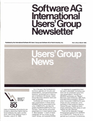 Mental health status exam - SoftwareAG International Newsletter f%Uished by the InternationalSoftware AG Users ' Group and Sohare AG of North America, Inc - archive computerhistory