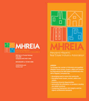 MHREIA Brochure Front. Forms/Publications