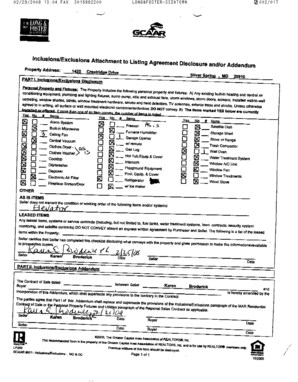 Maryland Residential Property Disclosure Statement