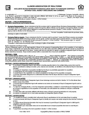 Illinois Exclusive Buyer Representation Contract
