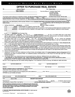 Offer to Purchase Real Estate