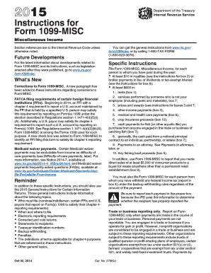 2015 Instructions for Form 1099-MISC - Internal Revenue Service - irs