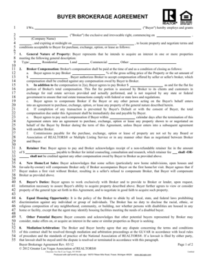 Buyer Brokerage Agreement