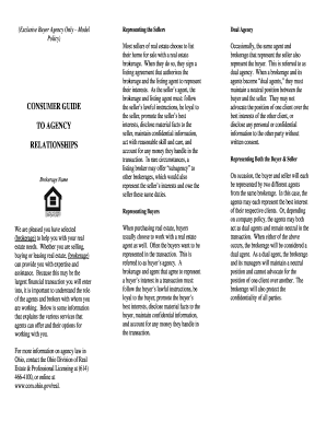 Exclusive Buyer Agency Policy