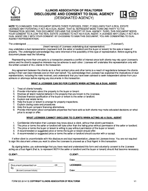 Illinois Disclosure and Consent to Dual Agency