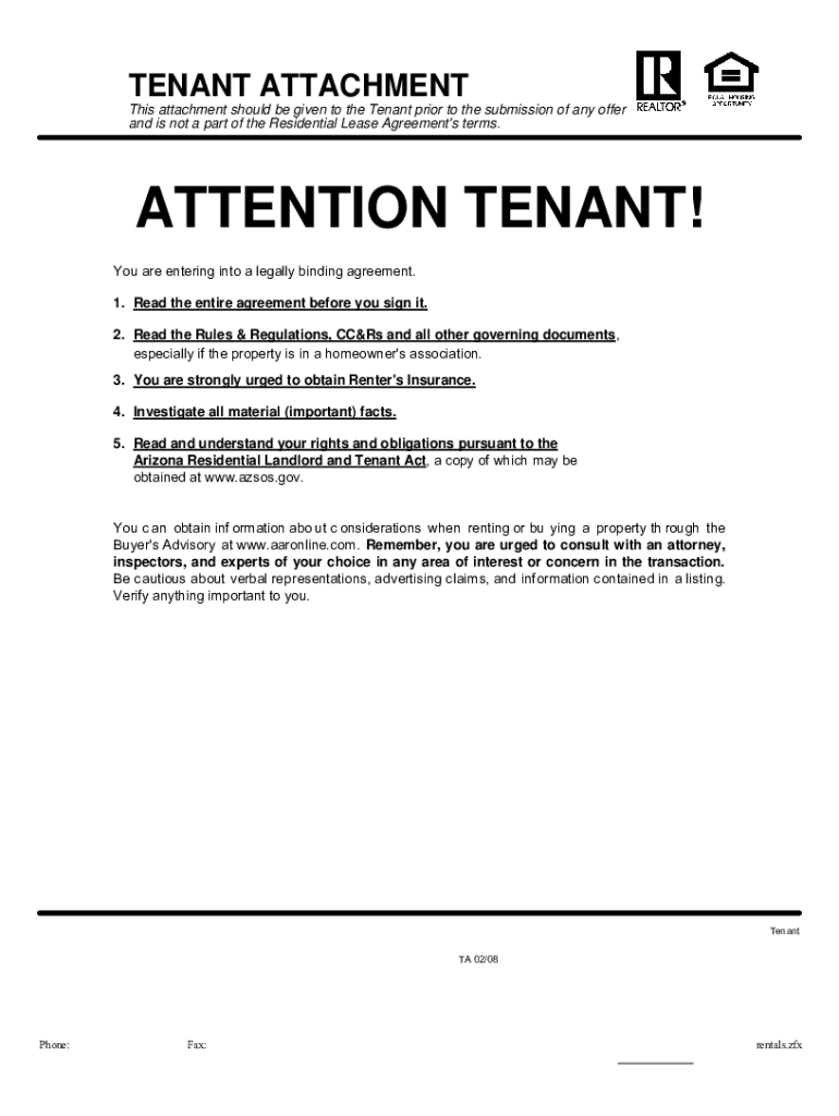 Residential Lease Agreement - Arizona Distinguished Property ... - azdpm Preview on Page 1