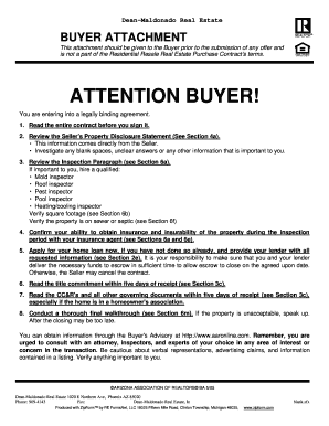 Arizona Residential Resale Real Estate Purchase Contract