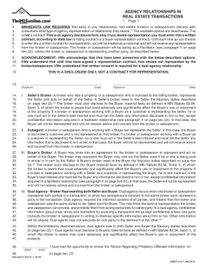 Minnesota Agency Disclosure Form