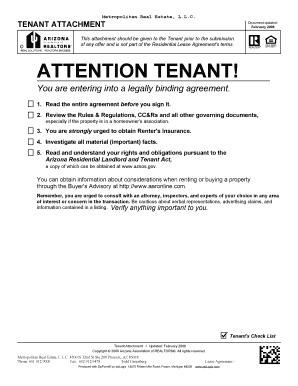 Arizona Residential Lease Agreement