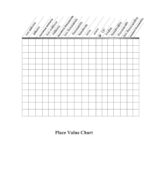 Public place chart - Whole Number Student Worksheetsdoc - nhadulted